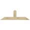 Ekena Millwork Portland Rough Sawn Timber Gable Bracket, Douglas Fir, 60"W x 20"H x 4"D x 6"F, 8/12 Pitch GBW060X20X0406POR00RDF - alternate 1